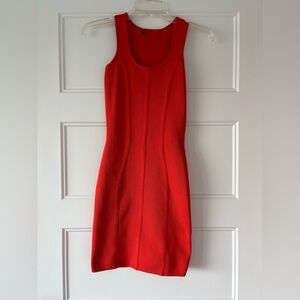 Sincerely Jules crimson bandage style bodycon dress size small EUC